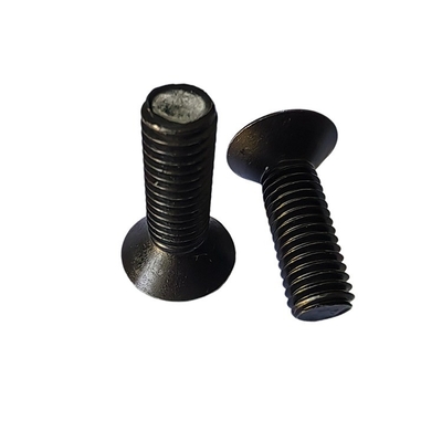 Solicitud de los clientes de acero de aleación Full Thread Flat Countersunk Head Hex Socket Cap tornillo