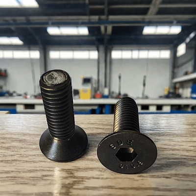 Solicitud de los clientes de acero de aleación Full Thread Flat Countersunk Head Hex Socket Cap tornillo