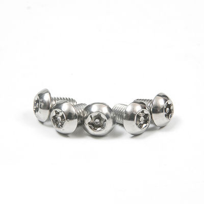 Sistema métrico de medición de acero inoxidable de cabeza plana de máquina de cruce de tornillo de hilo completo