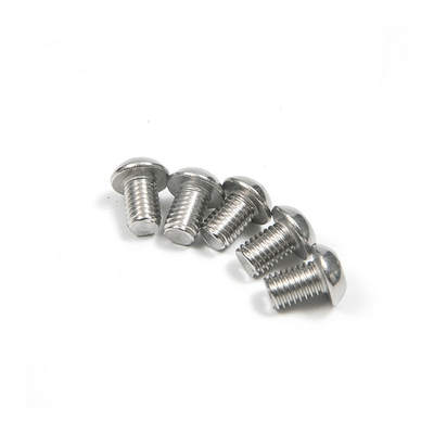 Acero inoxidable 304 316 Recauchutado cruzado de cabeza plana para máquinas de tornillo con acabado liso