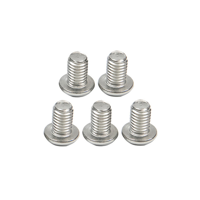 Acero inoxidable 304 316 Recauchutado cruzado de cabeza plana para máquinas de tornillo con acabado liso