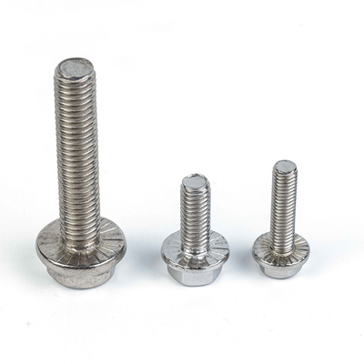 A medida 304 316 A2 A4 Hex Flange Titanio máquina rosca de rosca para acero inoxidable