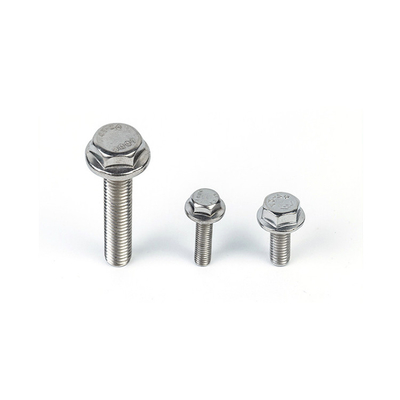 A medida 304 316 A2 A4 Hex Flange Titanio máquina rosca de rosca para acero inoxidable