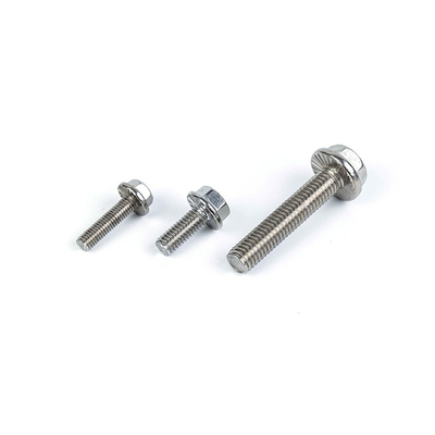 Flanca de acero inoxidable 304 Cerrojo hexagonal con cabeza hexagonal exterior M5 M6 M8 M10 M12