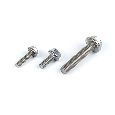 Acero inoxidable M4 M6 M8 M10 M12 DIN6921 Clase 4.8.8.8 10.9 12.9 Cerrojo de la cabeza de la brida hexagonal