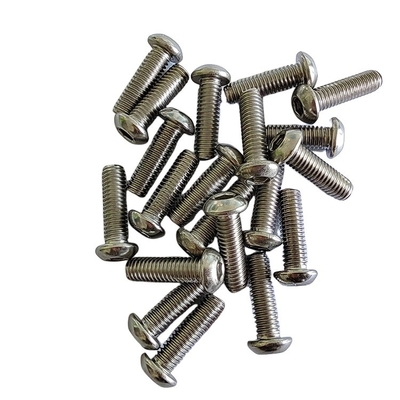 Acero inoxidable redondo M2 M2.5 contrafundido cerrojo de cabeza hexagonal para mecánica y eléctrica