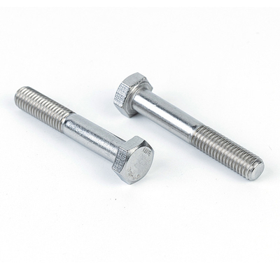 Descuento caliente DIN931 de acero inoxidable de media hebra Hexagon cabeza de pernos con alta resistencia