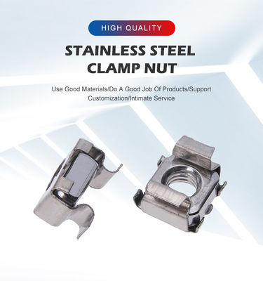 M6 M4 M8 M10 Nuts de jaula de acero inoxidable OEM M6 para otros sistemas de medición