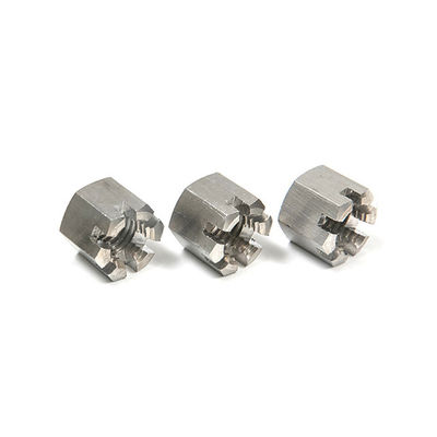 Fijación hecha fácil con DIN935 Tipo A Flange de acero inoxidable M30 Hex Castle Nut