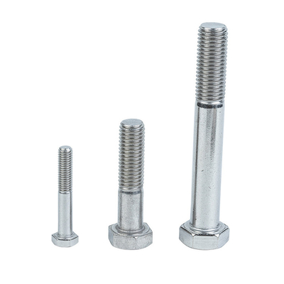 Finitura de acero inoxidable hexbolts para lavar nueces para fijación fuerte y duradera