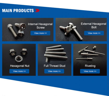 Refuerzo de acabado de acero inoxidable hexagonal interna cone cabeza de juego tornillo para industrial