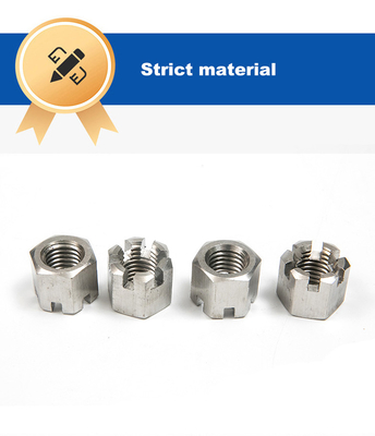 M4 M6 M8 de acero inoxidable hexagonal con ranuras de otras conexiones de acabado