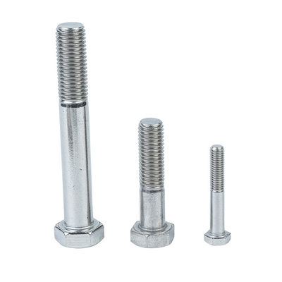 DIN931 Acero inoxidable 304 316 Medios hilos de cabeza hexagonal para la industria automotriz