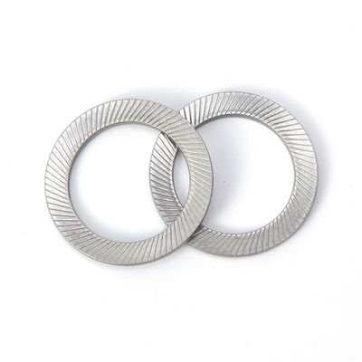 Control M2 M3 M5 M6 M8 Lavadoras de cerradura de acero inoxidable contra la pérdida con impresión con doble cara