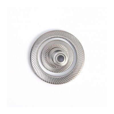 Acero inoxidable M3 doble lado Knurl Lock Washer para el reemplazo de equipos mineros