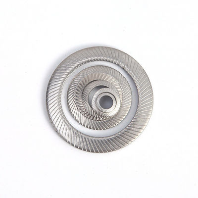 Acero inoxidable M3 doble lado Knurl Lock Washer para el reemplazo de equipos mineros
