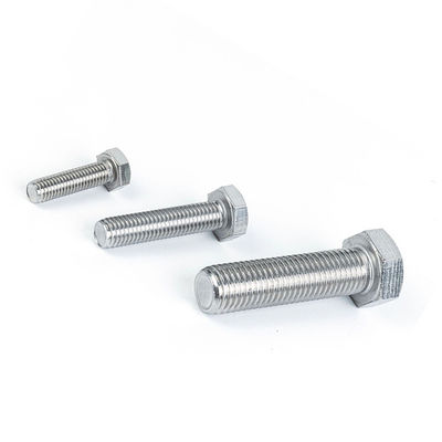 M3 M4 M6 M8 304 Cerrojo hexagonal exterior de acero inoxidable para GB estándar y acabado plano