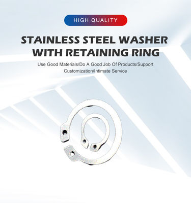 Circuitos de acero inoxidable de alta resistencia, anillo de retención para el eje para piezas mecánicas