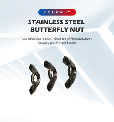 Otros sistemas de medición Acero de carbono galvanizado zincado Nut de mariposa Wing Nut