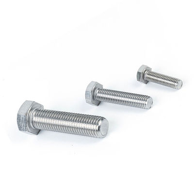 Con acabado liso DIN933 Nueces y pernos de acero inoxidable para la renovación de máquinas