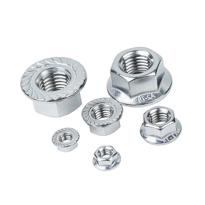 Hexágono de acero inoxidable y sistema de medición imperial de Cup Nut.