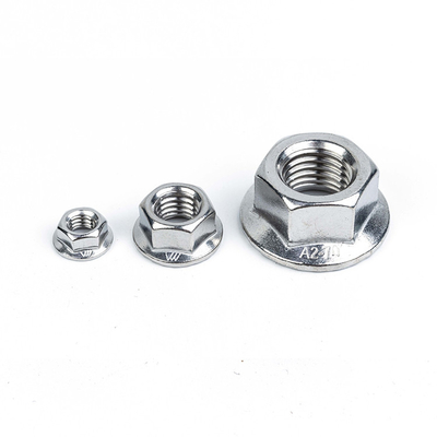 Hexágono de acero inoxidable y sistema de medición imperial de Cup Nut.