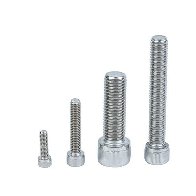 Cabeza cilíndrica de acero inoxidable Hexagonal interior de tornillo cabeza de copa de perno de tornillo estándar