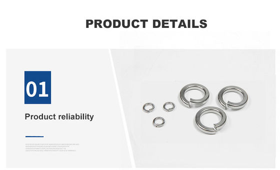 Gasket de bloqueo de resorte de hardware con aplicaciones de trabajo pesado en acero inoxidable 304 316