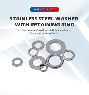 Finitura de metal Din125 para lavadora de anillo de junta de acero inoxidable de tamaño personalizado