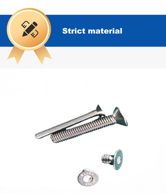 Máquina industrial de cámara oculta tornillos con tornillo de tierra de acero inoxidable perno y tapa