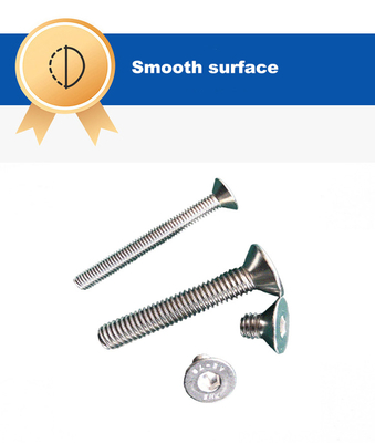 Máquina industrial de cámara oculta tornillos con tornillo de tierra de acero inoxidable perno y tapa