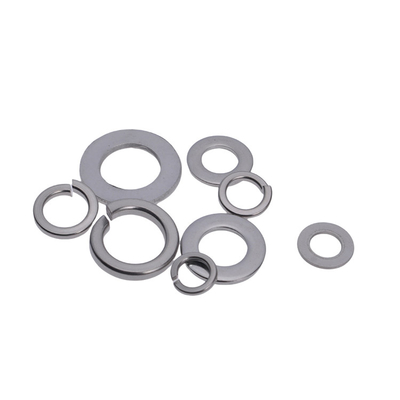 Lavadora plana personalizada Lavadoras de acero inoxidable de acero carbono con acabado liso