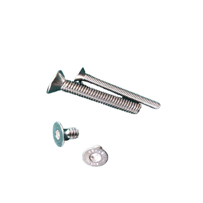 Acero inoxidable Phillips encasillado Realizado contra la cabeza hundida Media ovalada tornillo A2-70