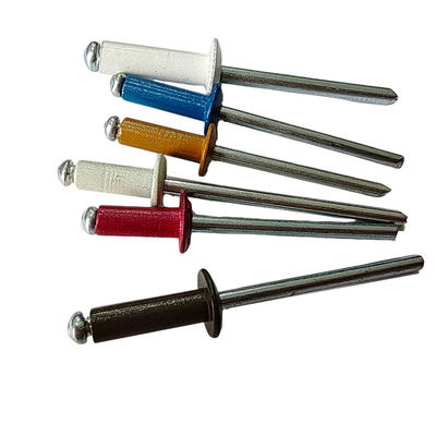 Rivets de pop de extremo abierto para decoración del hogar colorido Entrega estándar DIN dentro de 30 días