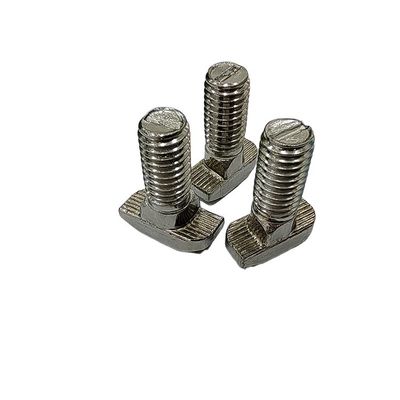 Torsión en forma de T de acero inoxidable para perfiles de aluminio de la serie 45 M8 * 20-10 estándar personalizado