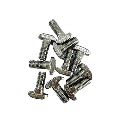 Torsión en forma de T de acero inoxidable para perfiles de aluminio de la serie 45 M8 * 20-10 estándar personalizado
