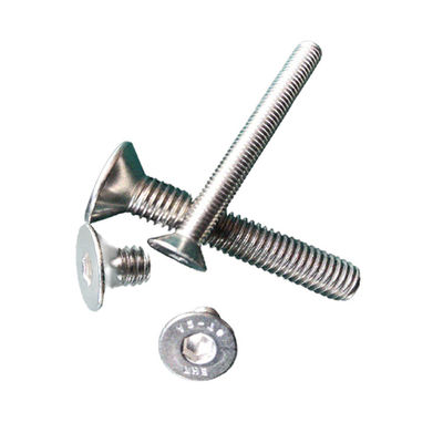 Finalización sencilla de nivel A. Fuerza personalizada A2 de acero inoxidable montaje de descarga de la cabeza cilíndrica Hex Socket máquina tornillo