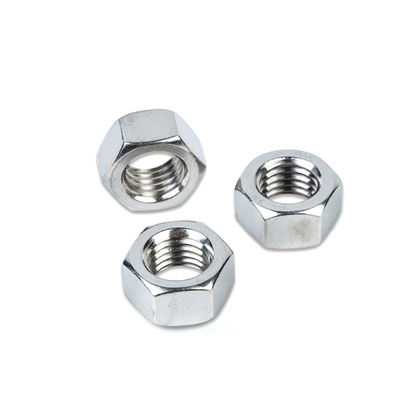 Las nueces hexagonales de tamaño personalizado populares para anillos de fijación de acero inoxidable en métrica galvanizada