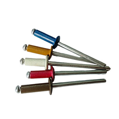 6-32mm DIN estándar Ecológicamente amigable Rivets de cabeza redonda con múltiples opciones de color