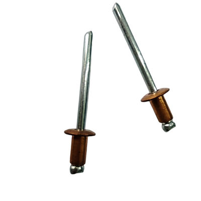 Rivets de bronce de extremo abierto resistentes a la corrosión para múltiples aplicaciones longitud 3-35 mm