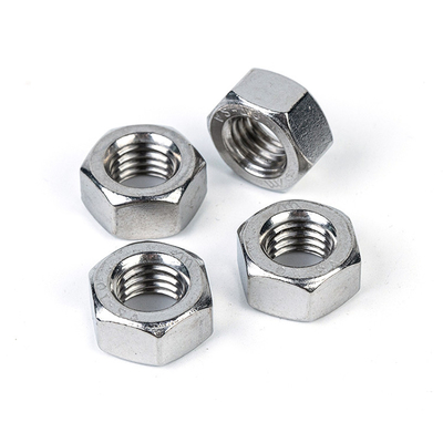 Nuts hexagonales de acero inoxidable personalizables para diferentes necesidades industriales