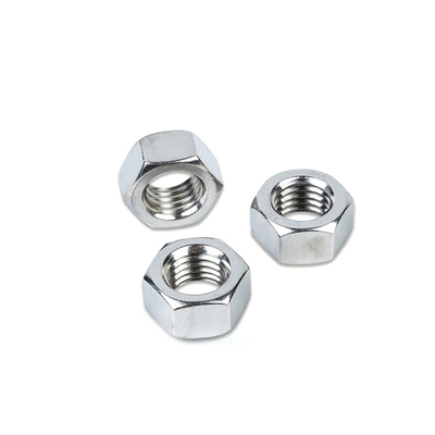 Nuts hexagonales de acero inoxidable personalizables para diferentes necesidades industriales