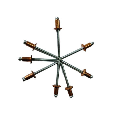 Construcción y muebles Rivets de latón fácil de extremo abierto con buen rendimiento de sellado