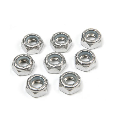 Noche de bloqueo de nylon de acero inoxidable 100% inspeccionada DIN985 para aplicaciones de trabajo pesado