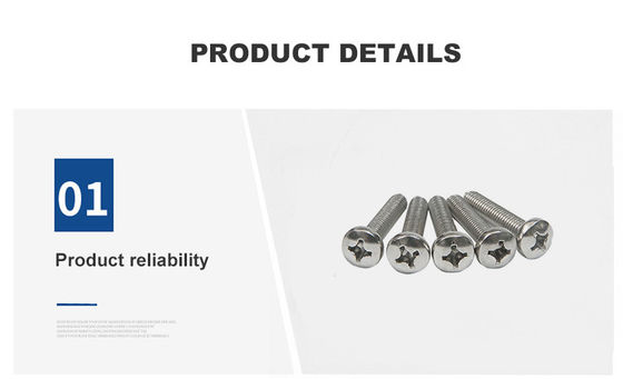 GB818 Cabecera de paneles de acero inoxidable contraherradura de máquinas de tornillo estándar