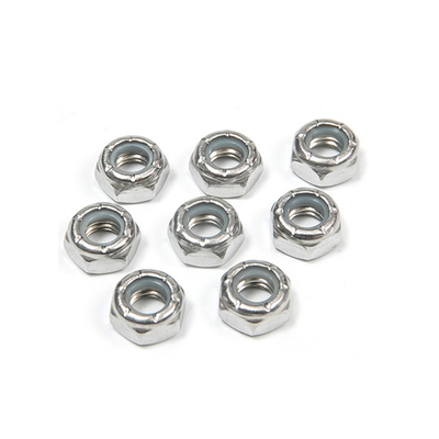 Cerrojo de tuercas de acero inoxidable hexagonal autobloqueable seguro y duradero para necesidades mineras