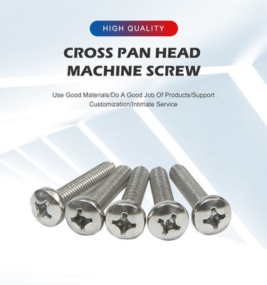 Sistema de medición métrico DIN JIS ISO para el tornillo de la cabeza de la máquina de acero inoxidable Phillips