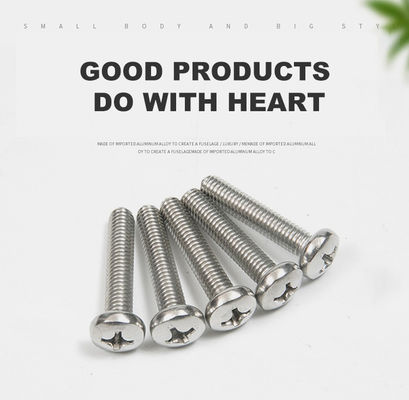 tornillos para máquinas SS304 resistentes a la oxidación con cabeza plana y cola plana con hilo completo tipo INCH