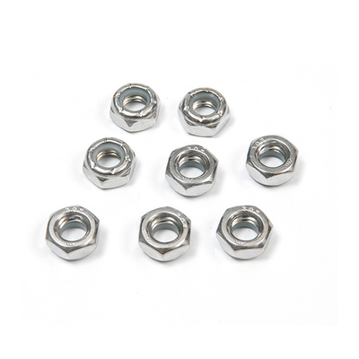 Aplicaciones generales en la industria de acero inoxidable Hex Nylon Lock Nut con inserción de nylon