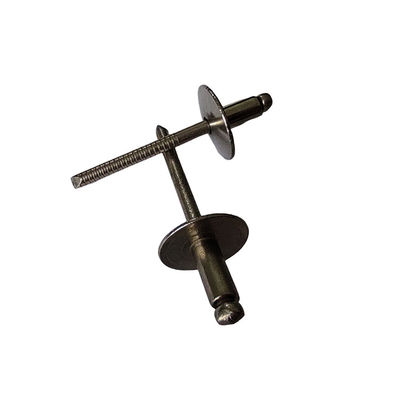 Rivets de acero inoxidable multi-agarrador antivibración con estándar DIN y borde grande